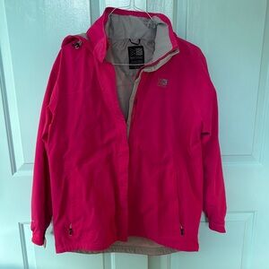 Karrimor Hot Pink Hooded Rain Jacket